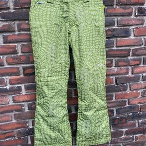 Spyder Green Women’s 6 Ski Pants